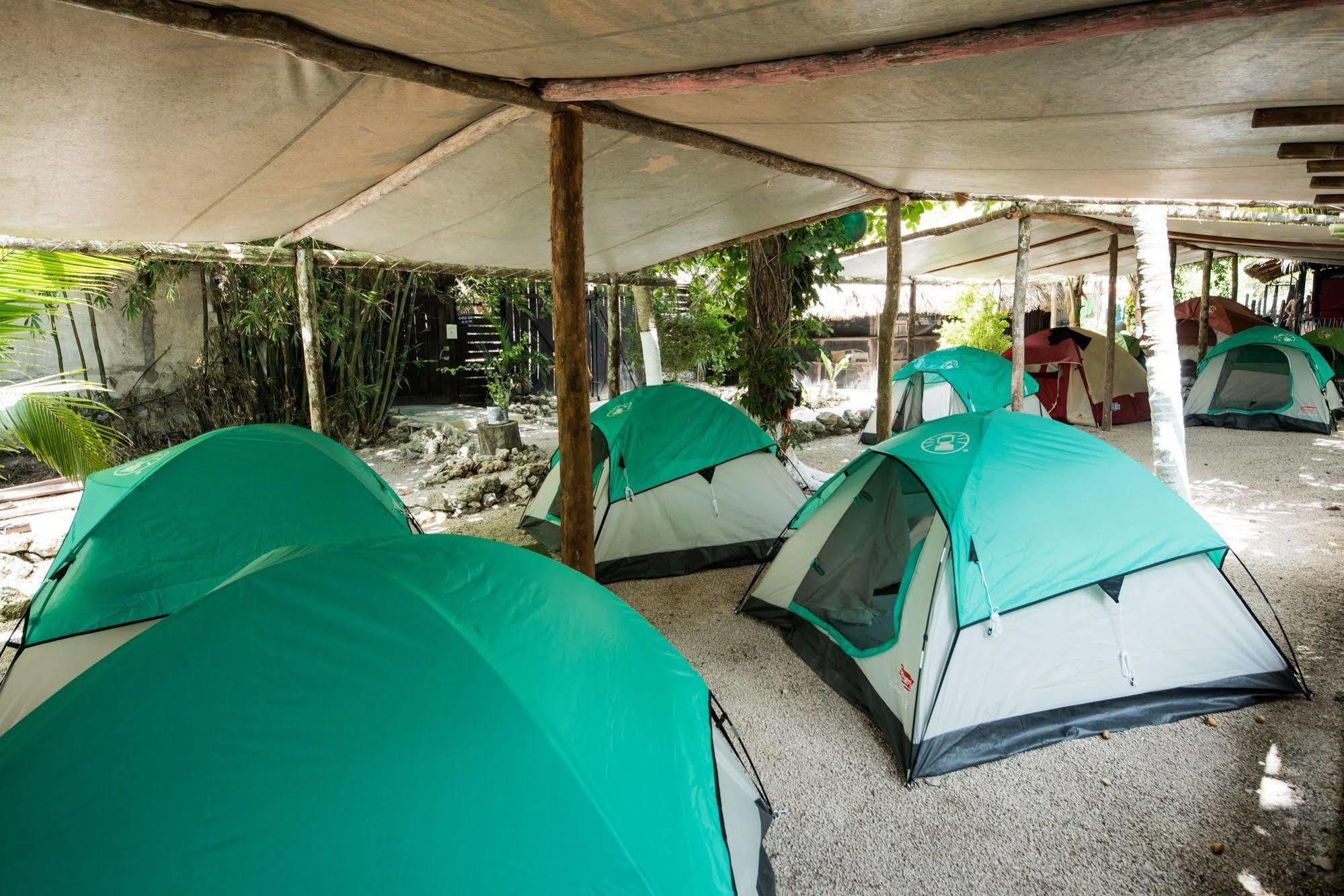 Cabanas Hostal & Camping Magic Bacalar Exterior foto